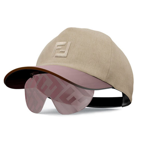 Fendi czapka z okularami FE40022U